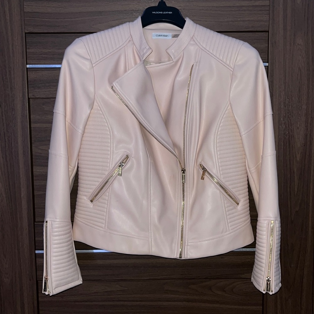 Calvin Klein Leather Jacket💕